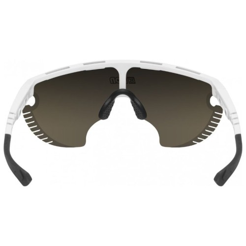 Óculos de ciclismo Scicon Aerowing Lamon - Branco Brilhante / Bronze Multiespelhado