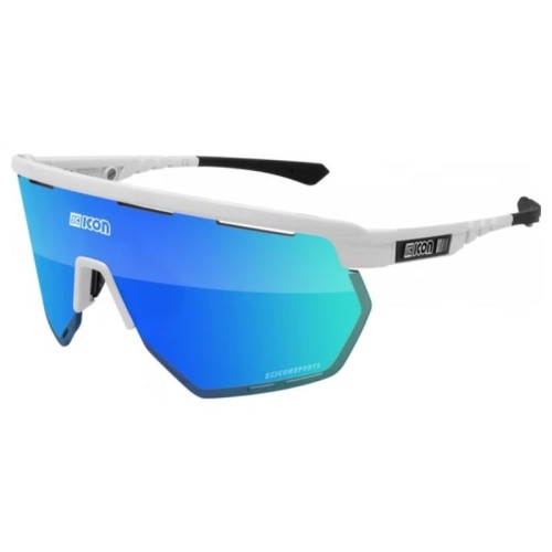 Scicon Aerowing White Gloss / Multimirror Blue Glasses