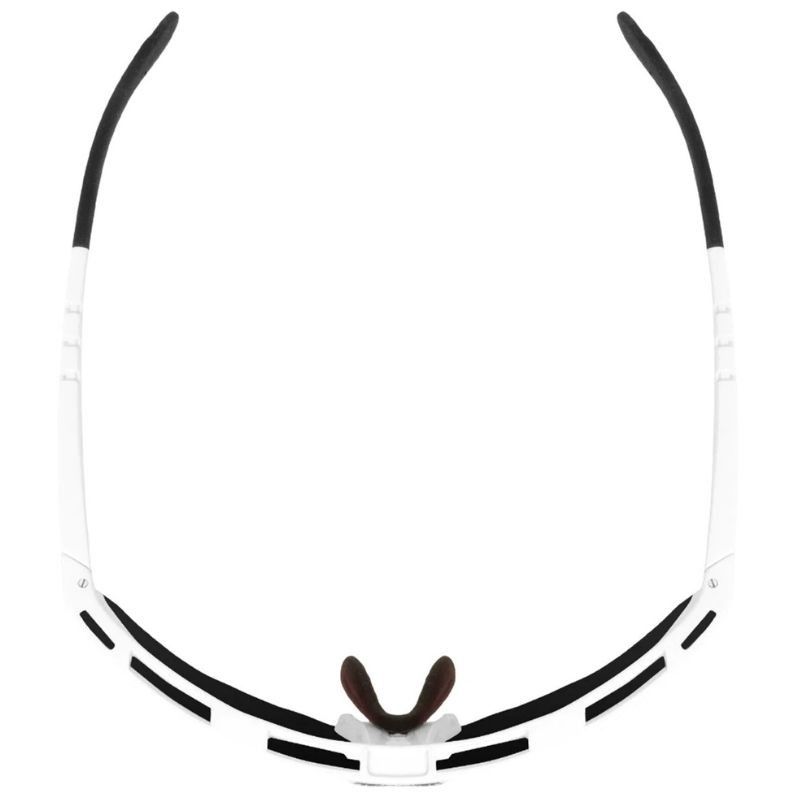 Gafas de ciclismo Scicon Aeroshade Kunken - Blanco brillante / Plata multiespejo