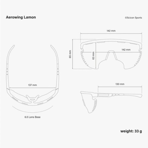 Scicon Aerowing Lamon Blanco Brillante / Rojo Multimirror
