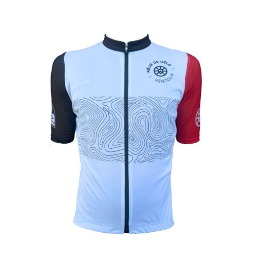Camisa de ciclismo de manga curta Cycling Dream - Ventoux White