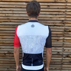 Maillot à manches courtes Rêve de vélo - Ventoux Blanc Maillot à manches courtes Rêve de vélo - Ventoux Blanc