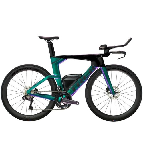 Trek Speed Concept SLR 7 Emerald Iris / Schwarz 2024 Triathlonrad