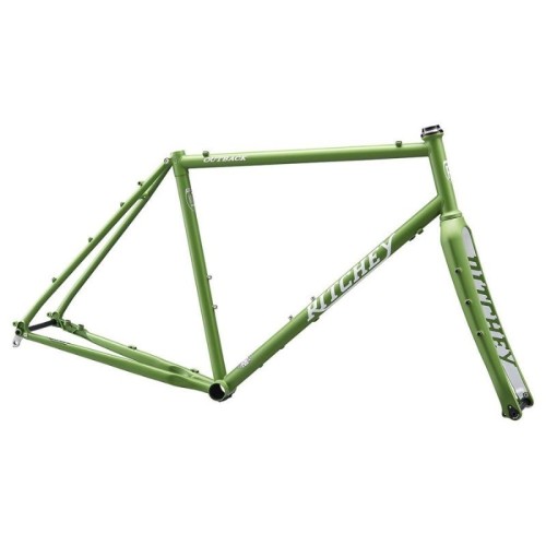 Cuadro de acero verde Ritchey Outback V2 + horquilla de carbono