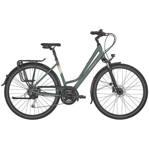 Bicicleta eléctrica Bergamont Horizon 4 Amsterdam negra para todo tipo de terrenos