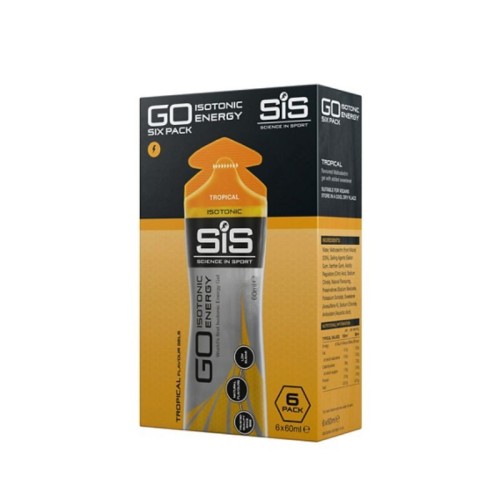 Pack de 6 Gels énergétiques SIS Go Isotonique 60ml