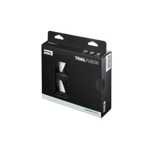 Pédale plate LOOK Trail fusion noir vue packaging