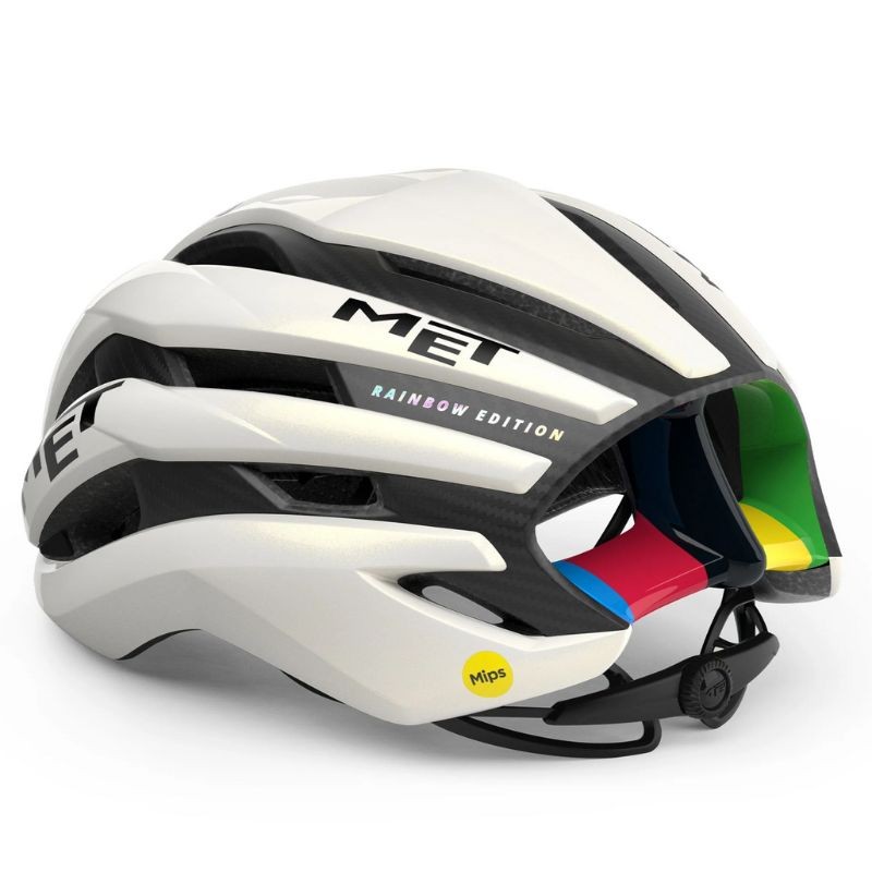 Casque Met Trenta 3K Carbon Tadej Pogačar - Rainbow Edition Casque Met Trenta 3K Carbon Tadej Pogačar - Rainbow Edition