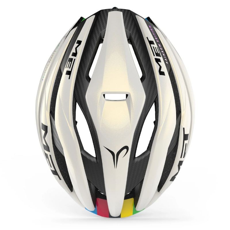 Casque Met Trenta 3K Carbon Tadej Pogačar - Rainbow Edition Casque Met Trenta 3K Carbon Tadej Pogačar - Rainbow Edition