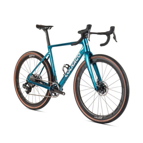 Bicicleta de gravel Colnago G4-X Shimano GRX Fulcrum Rapid Roja 900 DB Azul