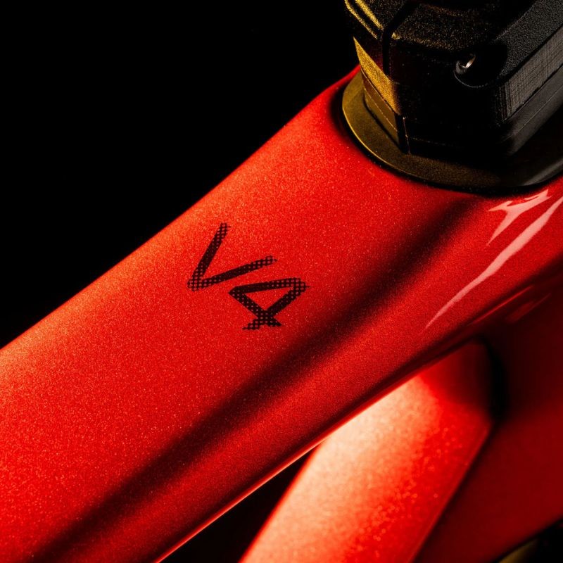 Vélo de route Colnago V4 Shimano 105 R7170 DI2 12V Vision SC 45 Rouge Vélo de route Colnago V4 Shimano 105 R7170 DI2 12V Vision SC 45 Rouge