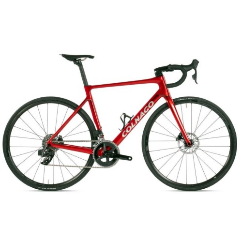Bicicleta de estrada Colnago V4 Shimano 105 R7170 DI2 12s Vision SC 45 Vermelha