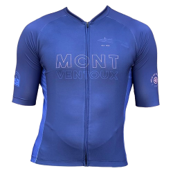Maillot à manches courtes Rêve de vélo Ventoux bleu nuit