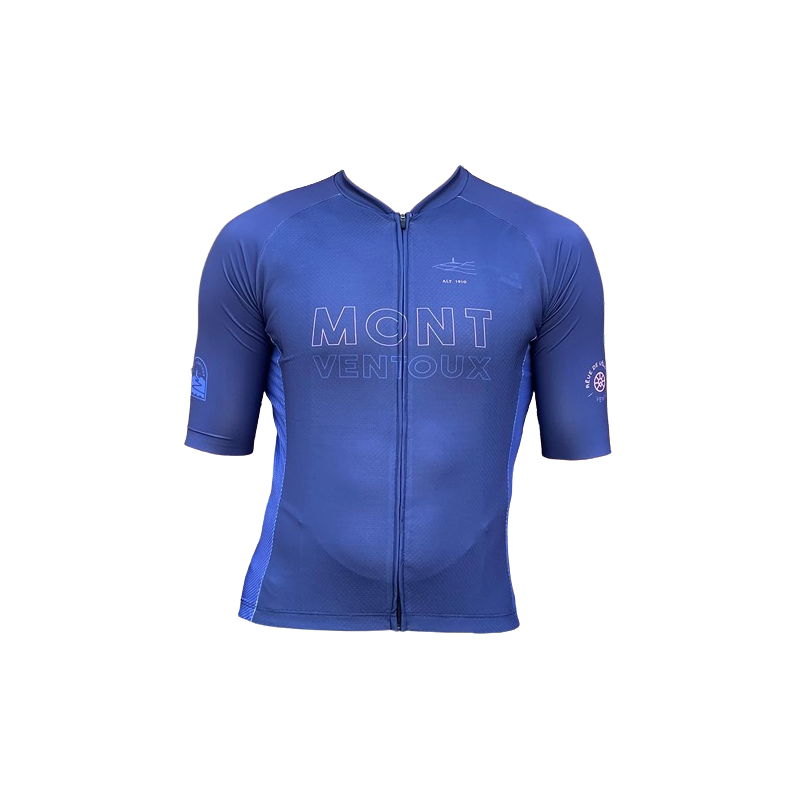 Maillot à manches courtes Rêve de vélo Ventoux bleu nuit Maillot à manches courtes Rêve de vélo Ventoux bleu nuit