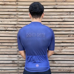 Maillot à manches courtes Rêve de vélo Ventoux bleu nuit Maillot à manches courtes Rêve de vélo Ventoux bleu nuit