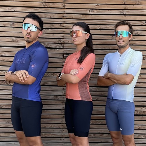 Camisa de ciclismo Ventoux de manga curta, azul meia-noite