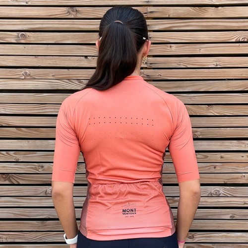 Maglia a maniche corte da ciclismo color mattone Ventoux, sogno ciclistico