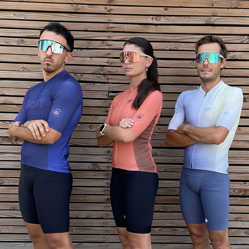 Ventoux baksteenkleurige fietsdroom fietsshirt met korte mouwen