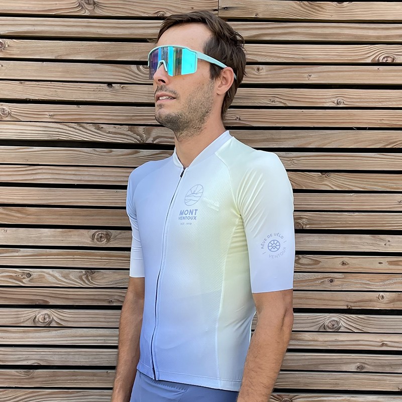Maillot à manches courtes Rêve de vélo Ventoux dégradé Maillot à manches courtes Rêve de vélo Ventoux dégradé