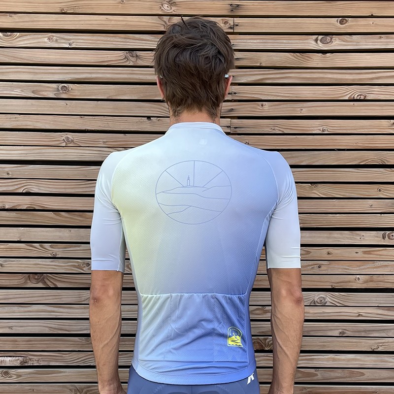 Maillot à manches courtes Rêve de vélo Ventoux dégradé Maillot à manches courtes Rêve de vélo Ventoux dégradé