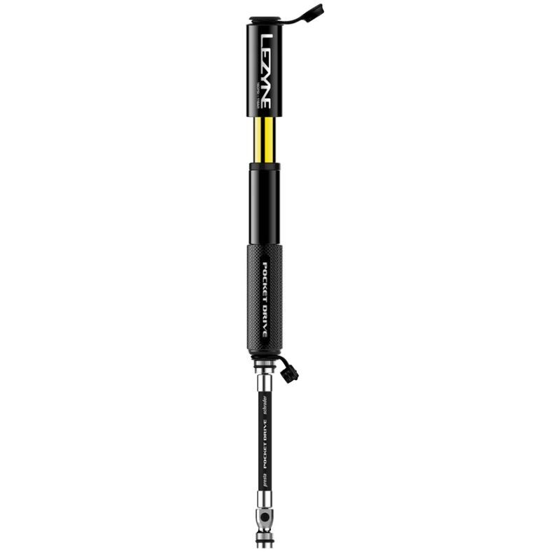 Pompe à main compacte haute pression Lezyne Pocket Drive - Black Pompe à main compacte haute pression Lezyne Pocket Drive - Black