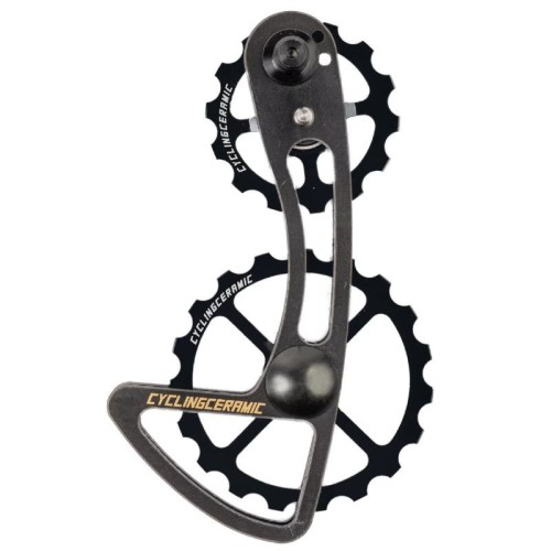 Gabbia del deragliatore posteriore in ceramica sovradimensionata per CyclingCeramic, Shimano Ultegra 8100/8150 - Dura Ace 9200/9