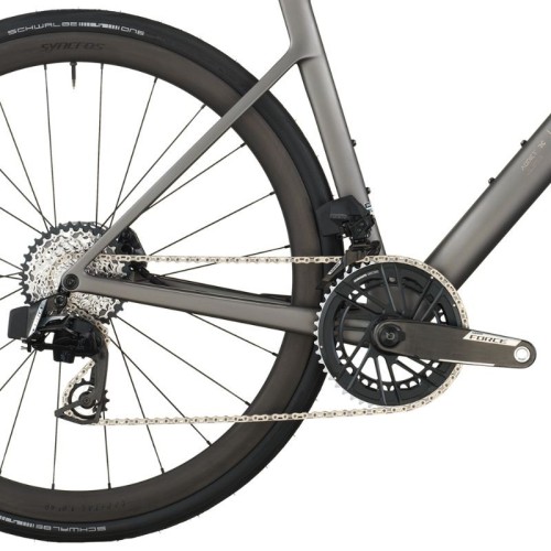 Vélo de route carbone Scott Addict RC Team Tungsten grey Force AXS 12v 2026