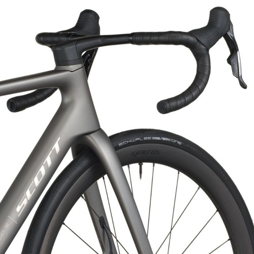 Vélo de route carbone Scott Addict RC Team Tungsten grey Force AXS 12v 2026