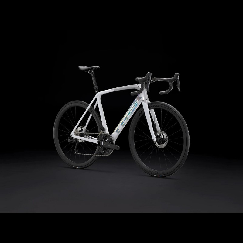 Bicicletta da corsa Trek Emonda SL 7 bianca/argento 2023