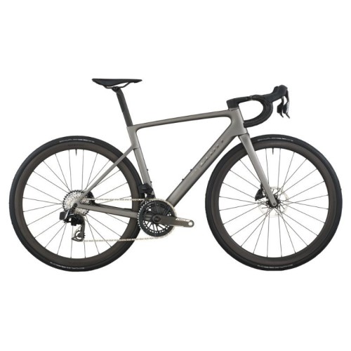 Bicicleta de carretera de carbono Scott Addict RC Team Tungsten Gray Force AXS 12v 2026