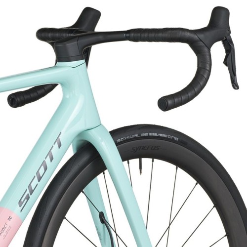 Bicicleta de carretera Scott Addict RC 10 2026 de carbono - Azul Gelato / Rosa Gelato