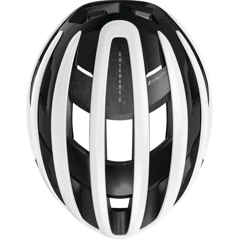 Casco de ciclismo de carretera Abus Airbreaker 2.0 Shiny White